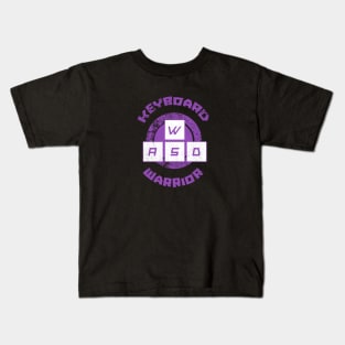 Keyboard Warrior (Purple) T-Shirt Kids T-Shirt